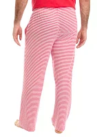 Men's Red Stripe Pajama Pants