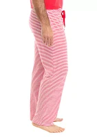 Men's Red Stripe Pajama Pants