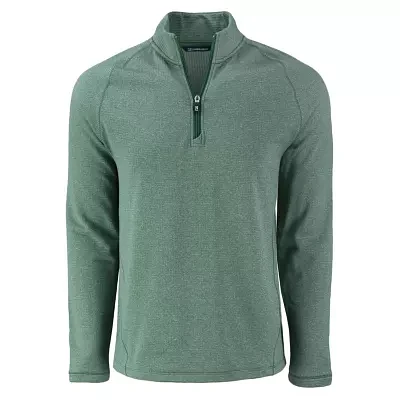 Cutter & Buck Peshastin Eco Fleece Recycled Mens Half Zip Pullover