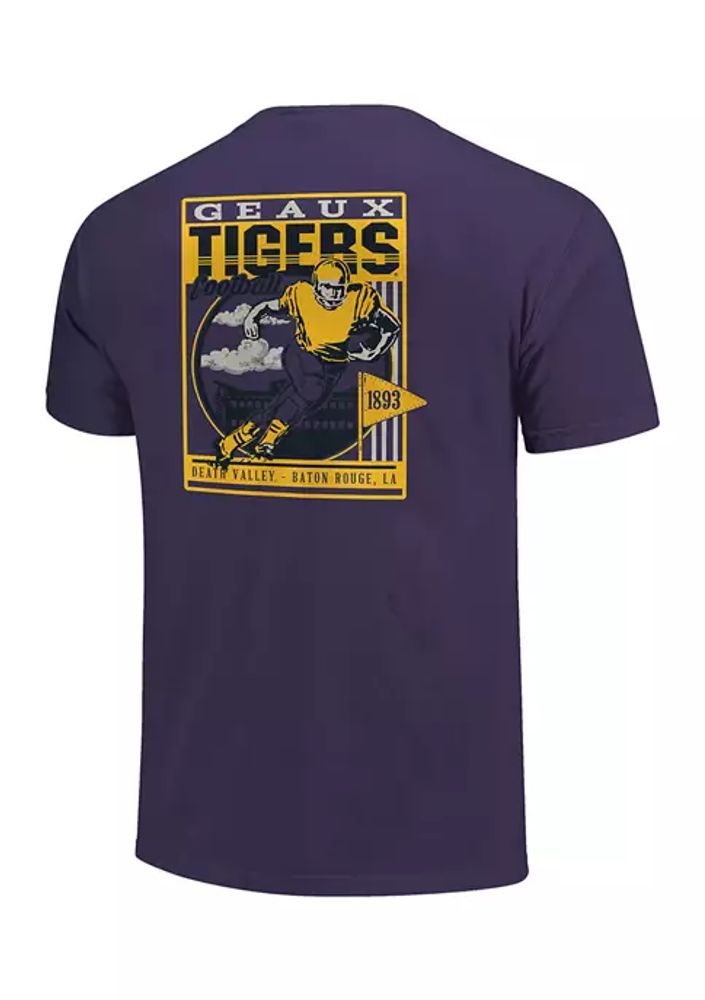 Vintage - Men - Game LSU Embroidered Crewneck - Purple - Nohble