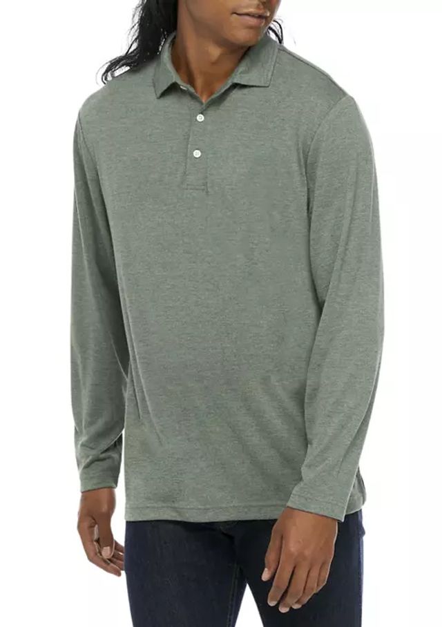 belk men's long sleeve polo shirts