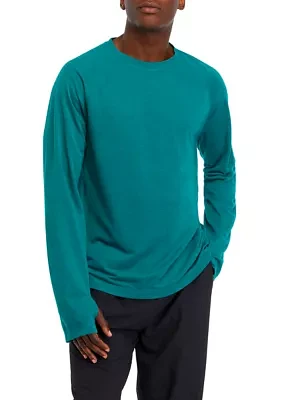 Long Sleeve Textured T-Shirt