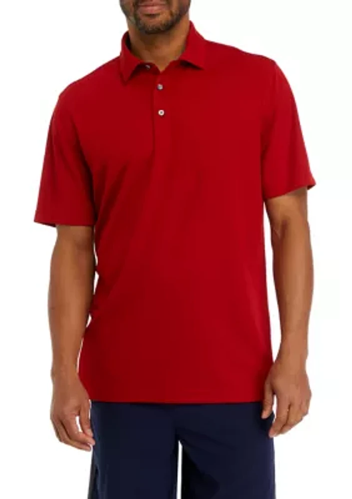 Short Sleeve Mesh Polo Shirt