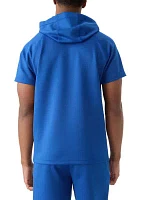 Armored Mesh Short Sleeve Hoodie