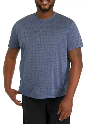 Big & Tall Short Sleeve Jacquard T-Shirt