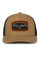 Mountain Forest Patch Snapback Hat