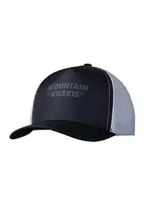 Mountain Khakis Stacked Logo Trucker Hat