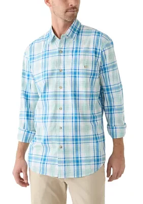 Printed Poplin Button Down Shirt