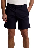 Flat Front Stretch Twill Shorts