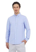 Big & Tall Long Sleeve Seacoast Wash Oxford Woven Shirt