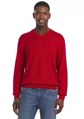 Fine Gauge V-Neck Sweater