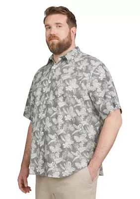 Big & Tall  Coastland Wash Floral Printed Shirt