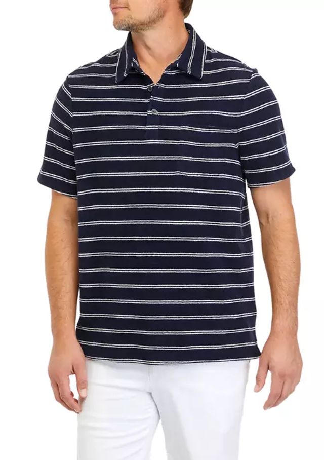 Belk Men's Sandy Cay Stripe Sankaty Polo Shirt