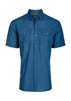 Men's Short Sleeve Traveler's Check Shirt