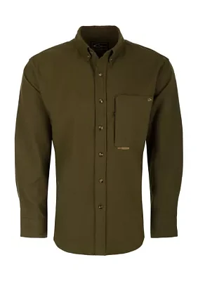 Autumn Brushed Twill Long Solid Sleeve Shirt