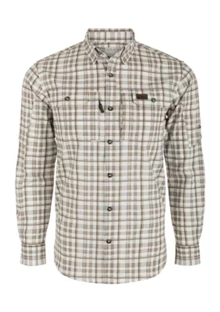 Men's Hunter Creek Windowpane Plaid Shirt