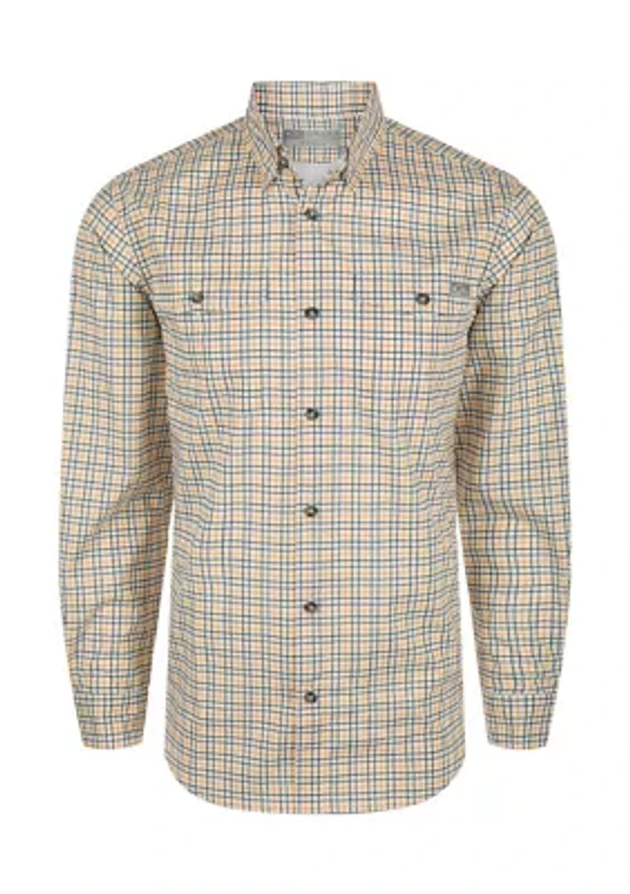 Men's Frat Tattersall Button Down Long Sleeve Shirt