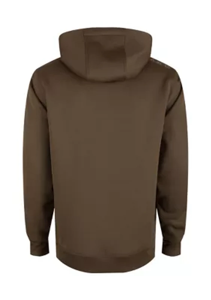 Men's Back Eddy Embossed Hoodie