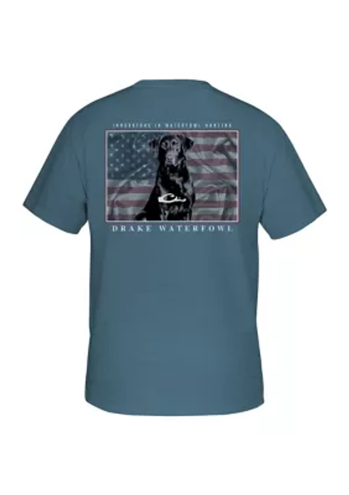 Men's Short Sleeve American Lab Graphic T-Shirt