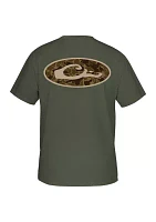 Men's Old School Oval Graphic T-Shirt