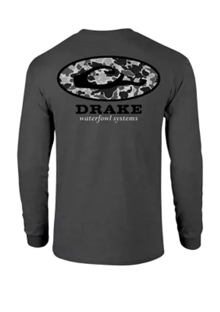 Old School Oval Long Sleeve T-Shirt