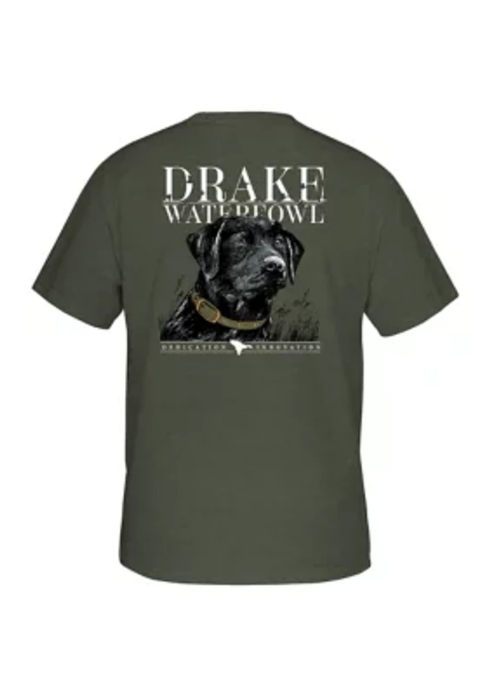 Men's Black Lab Collar Graphic T-Shirt