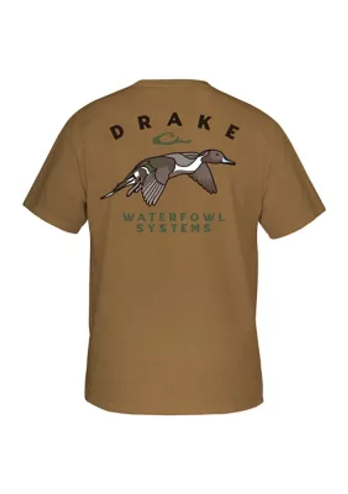 Men's Retro Northern Pintail Graphic T-Shirt