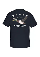 Short Sleeve Retro Mallard Graphic T-Shirt