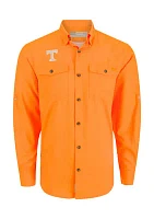 NCAA Tennessee Volunteers Frat Dobby Solid Long Sleeve Shirt