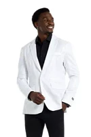 Suitmeister Sequins White Blazer