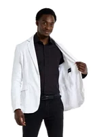 Suitmeister Sequins White Blazer