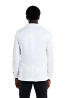 Suitmeister Sequins White Blazer