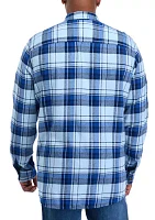 Big & Tall Long Sleeve Flannel Shirt