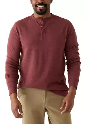 Big & Tall Long Sleeve Thermal Henley Shirt