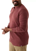 Big & Tall Long Sleeve Thermal Henley Shirt