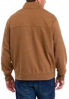 Big & Tall Quarter Zip Fleece Pullover