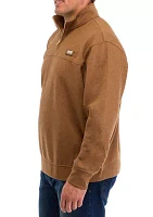 Big & Tall Quarter Zip Fleece Pullover