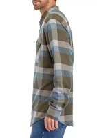 Long Sleeve Flannel Woven Shirt