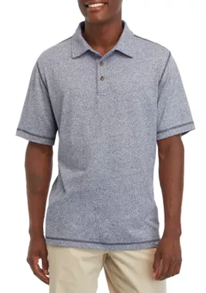 Short Sleeve Knit Polo Shirt