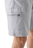 10" Textured Cargo Shorts