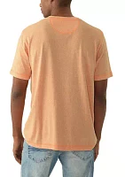 Short Sleeve Jaspe Henley Shirt