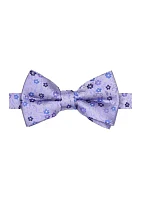 Satin Flower Bow Tie