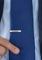 1" Basic Silver Plated Tie Bar