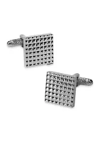 Square Textured Metal Cufflinks