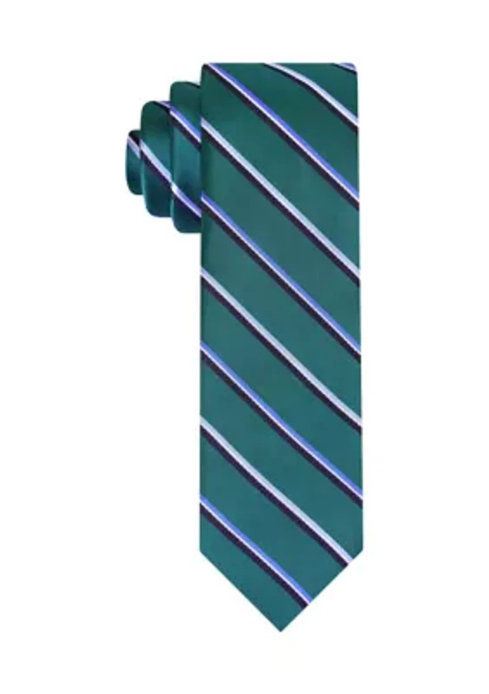 Satin Bar Stripe Neck Tie