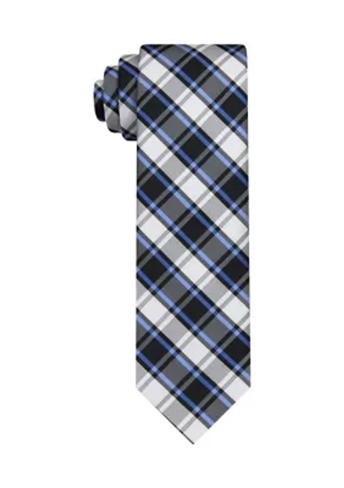 Striped Plaid Tie