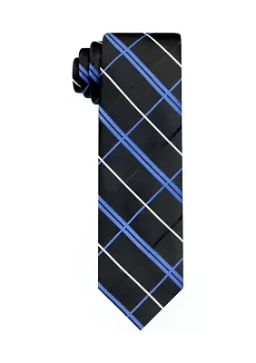 Satin Spaced Grid Tie