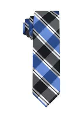 Stripe Plaid Tie