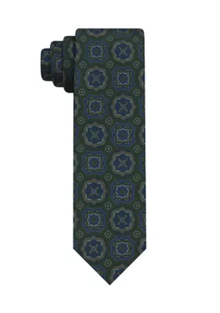 Ancient Madder Medallion Printed Tie