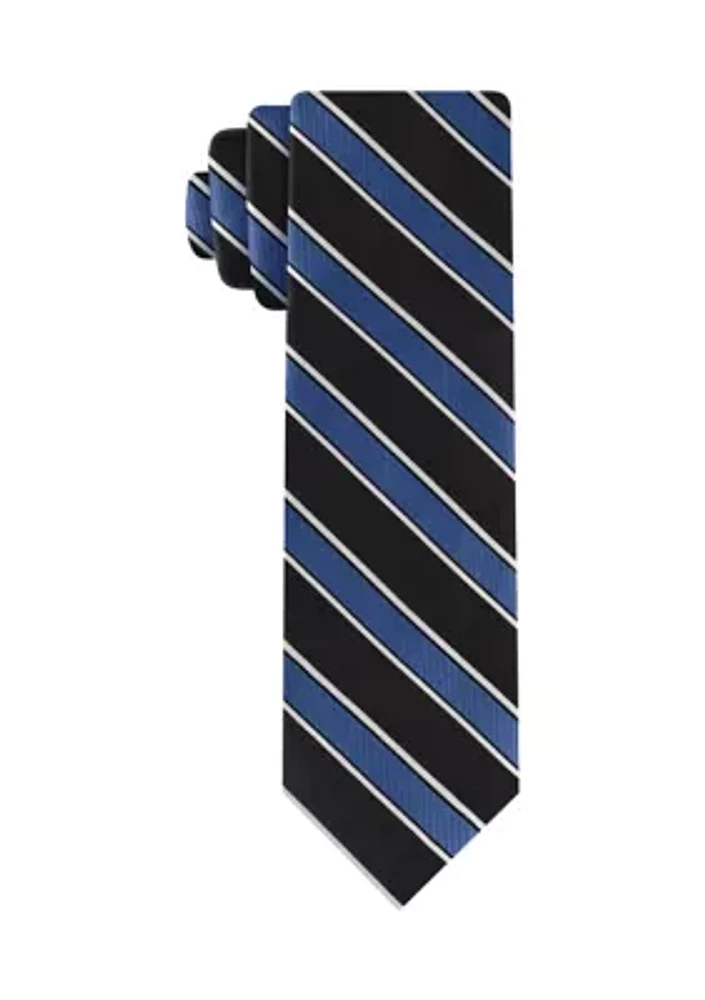 Satin Bar Stripe Tie